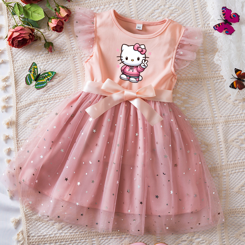 Baby Tutu Skirt - Hello Kitty Girls Sequin Tutu Dress