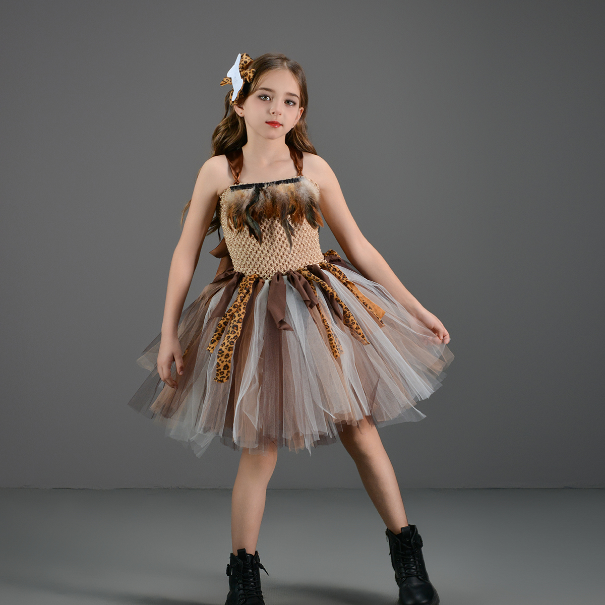 Baby Tutu Skirt - Cave Girls Costume for Kids Halloween