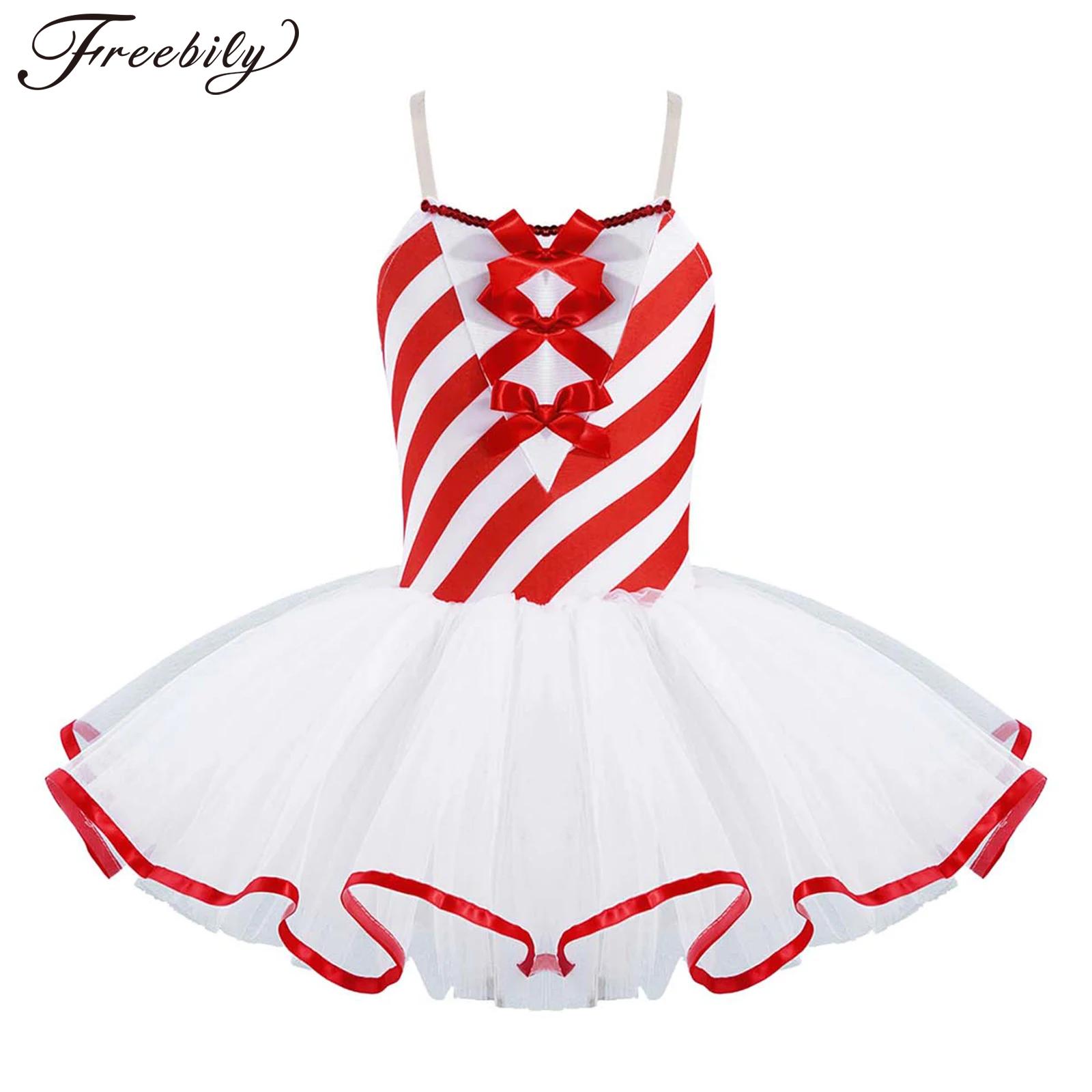 Baby Tutu Skirt - Kids Girls Candy Cane Striped Ballet