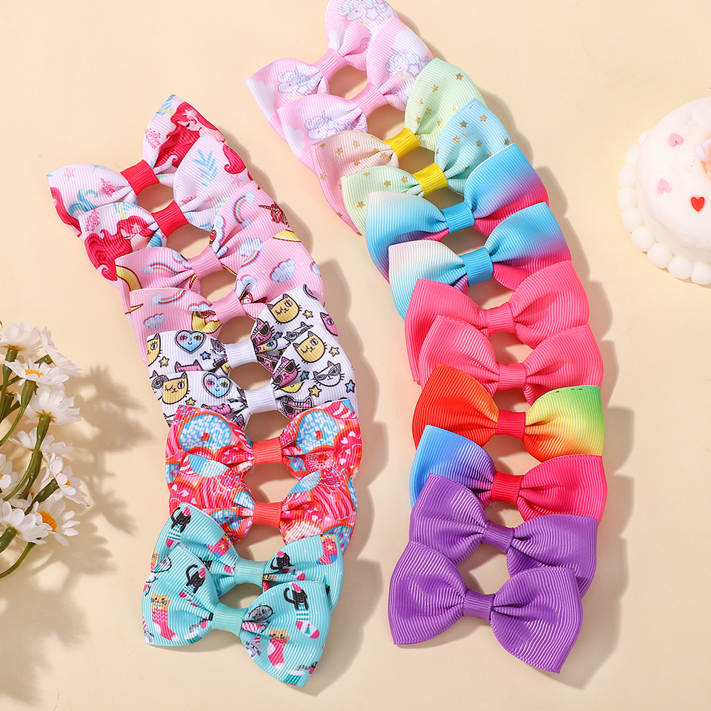 Baby Clothing Dresser - 20Pcs cute baby bows hair clips