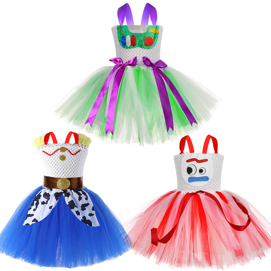 Baby Tutu Skirt - Kids Woody Jessie Buzz Forky Cosplay