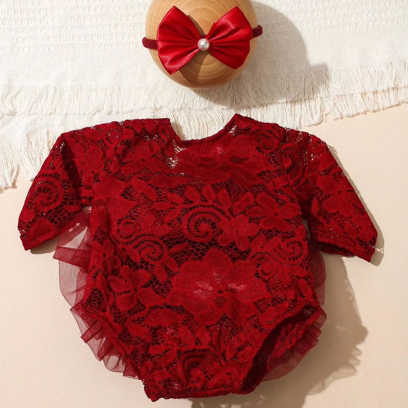 Ylsteed Newborn Lace Flower He - مراجعة Baby Clothing Gift Set وسعره