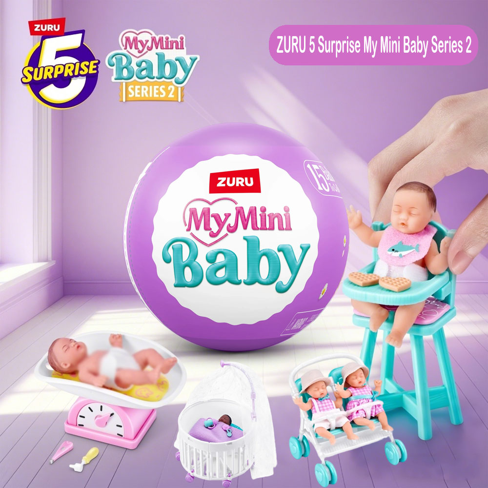 Zuru  My Mini Baby 2  5 Surpri - مراجعة Baby Clothing 1 Year Old وسعره
