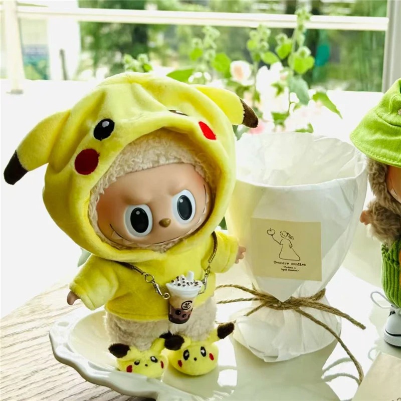 15 17cm For Labubu Doll Cartoo - مراجعة Baby Clothing وسعره