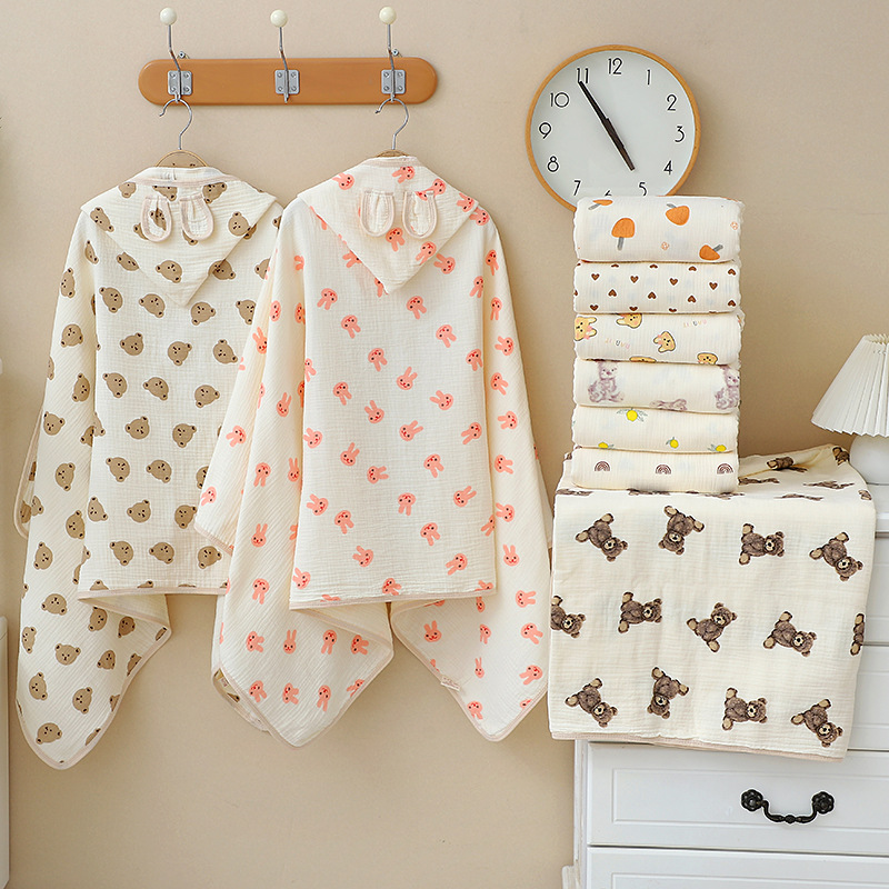 Baby Bath Towel 4 Layers Gauze - مراجعة Baby Clothing Fabric وسعره
