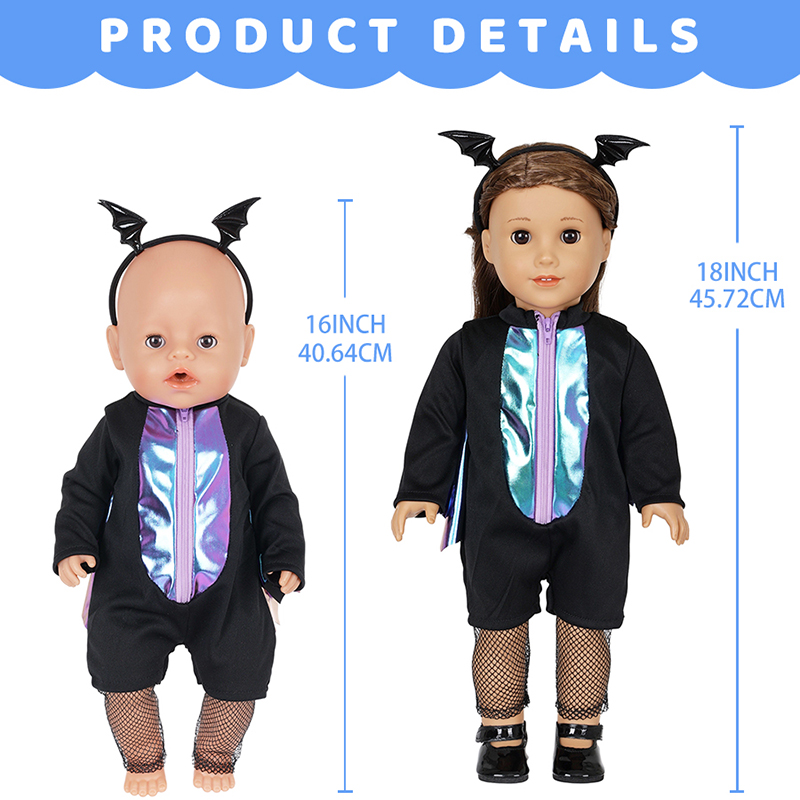 Doll Clothes Set for 16-18inch - مراجعة Baby Clothing Gift Set وسعره