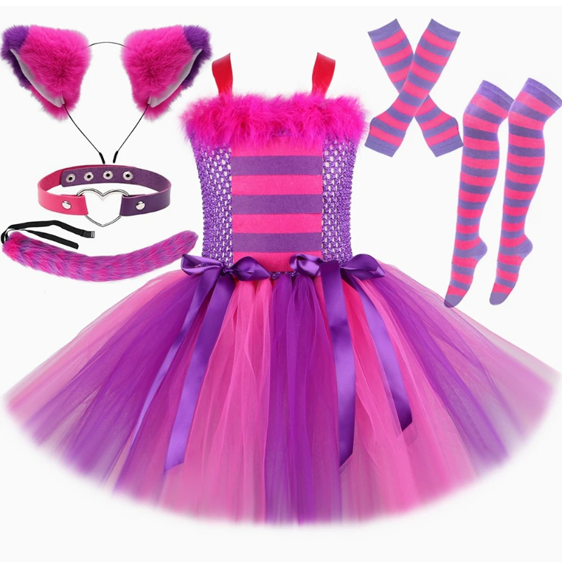 Cartoon Magic Striped Cheshire - مراجعة Baby Tutu Skirt وسعره