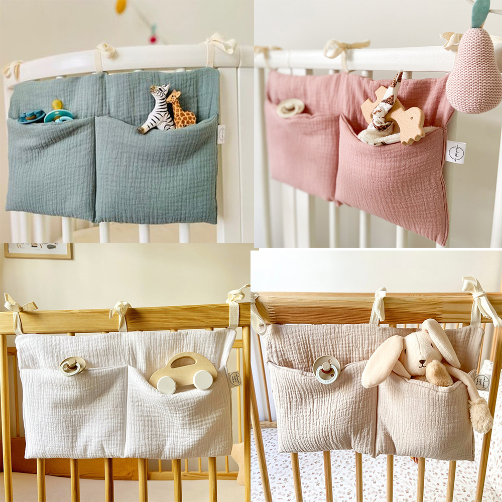 1PC Baby Crib Organizer Cot Ca - مراجعة Baby Clothing Types وسعره