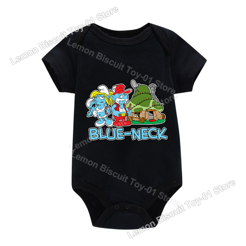 T-Smurfes Series Baby Romper C - مراجعة Baby Clothing 1 Year Old وسعره