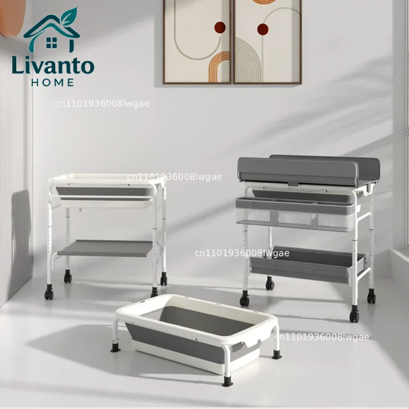 Baby Bath Basin Diaper Table M - مراجعة Baby Clothing Types وسعره
