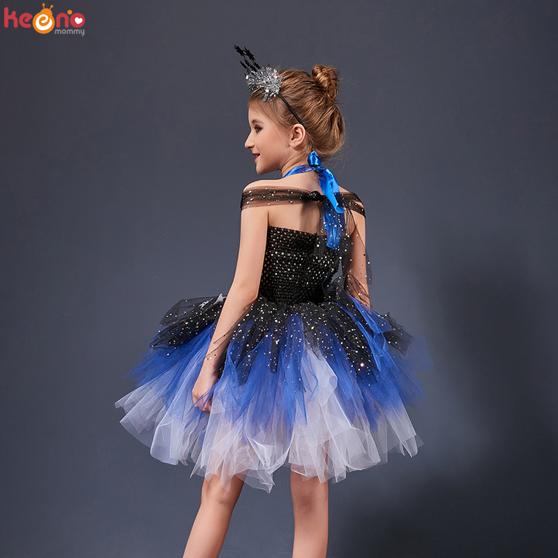 Galaxy Moon & Stars Halloween  - مراجعة Baby Tutu Skirt وسعره