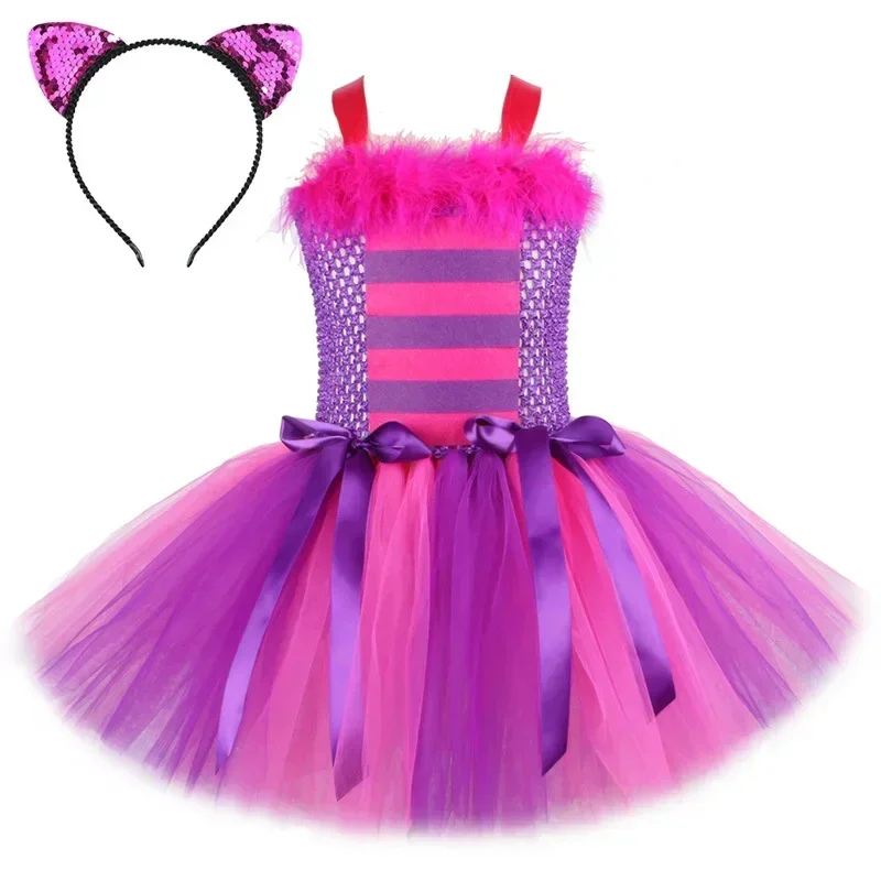 3.a;6\m/Alice Cheshire Cat In  - مراجعة Baby Tutu Skirt وسعره