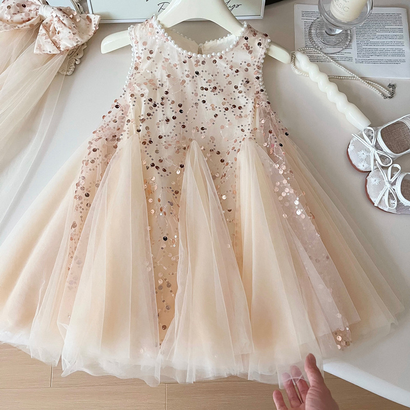Summer New Baby Girl Pearl mes - مراجعة Baby Clothing Dresser وسعره