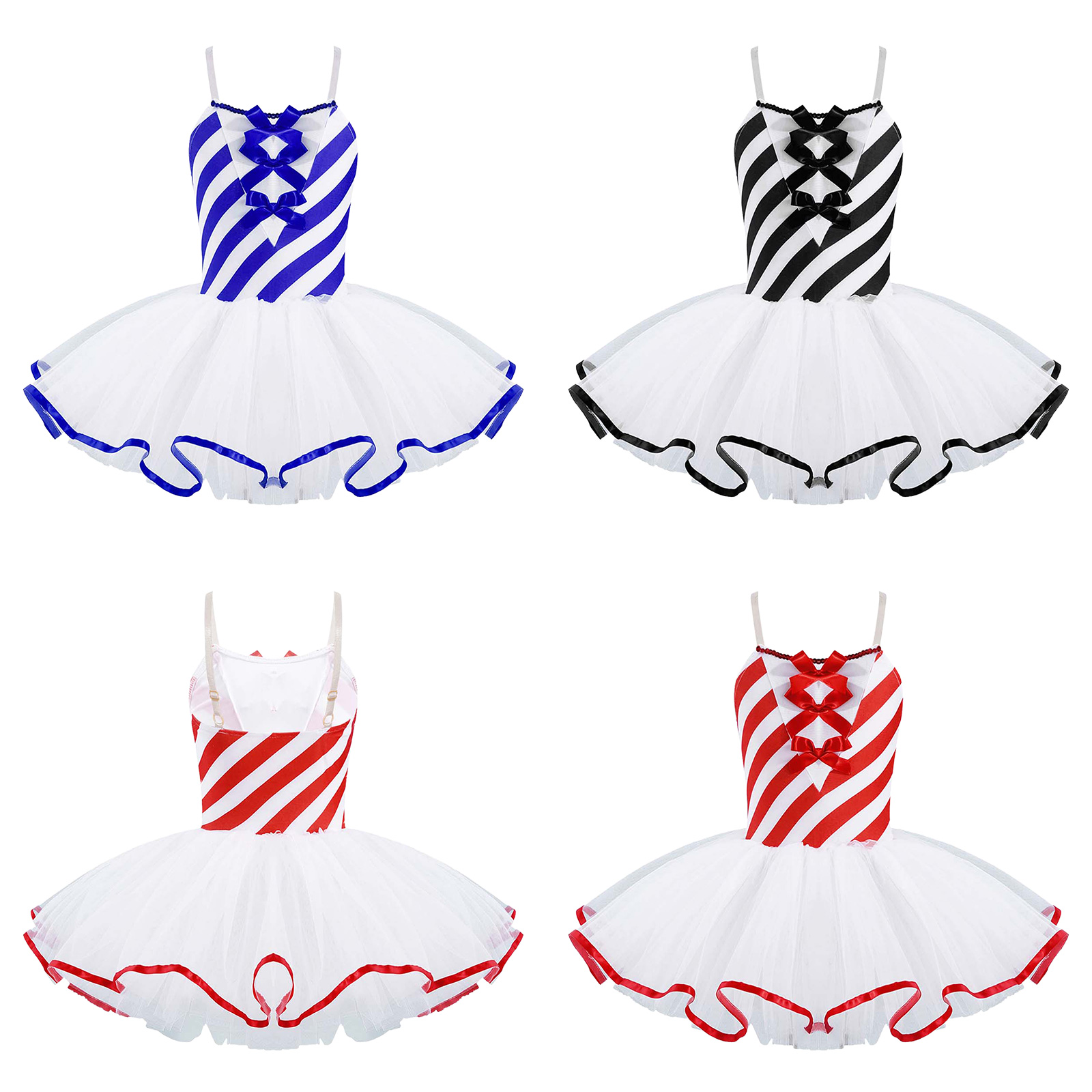 Kids Girls Candy Cane Striped  - مراجعة Baby Tutu Skirt وسعره