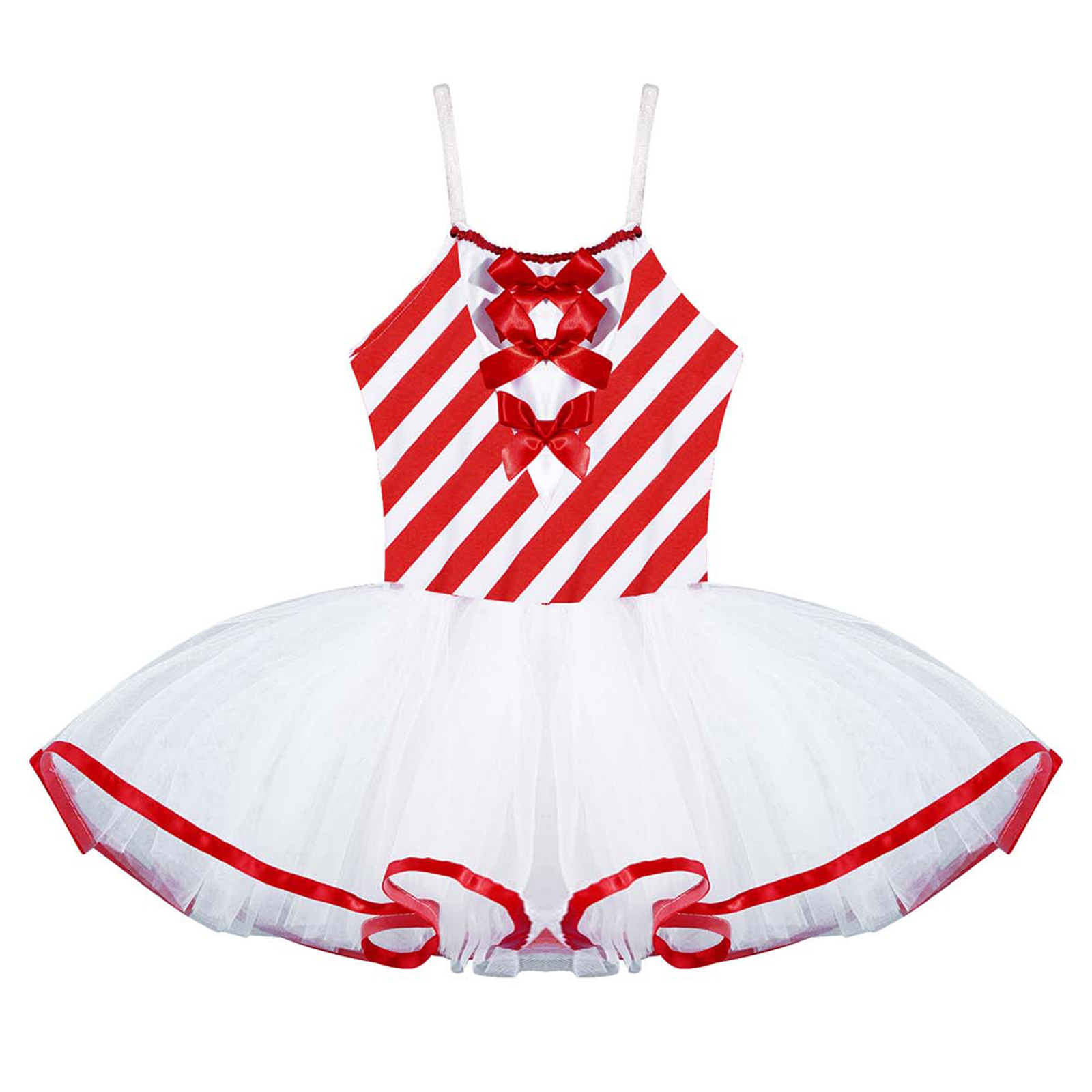 Kids Girls Candy Cane Striped  - مراجعة Baby Tutu Skirt وسعره