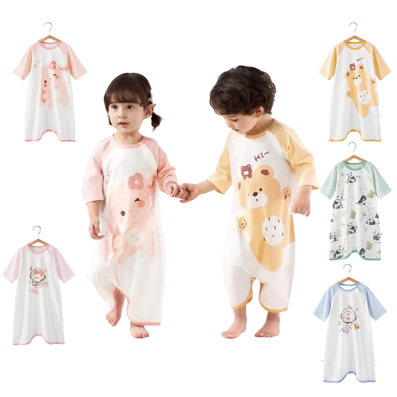 Summer Girl Boy Nightgown Cart - مراجعة Baby Clothing Night وسعره
