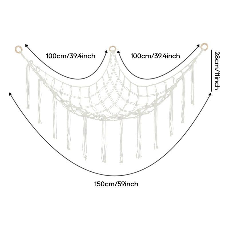 1Pc Toy Hammocks Wall Corner H - مراجعة Baby Clothing Types وسعره