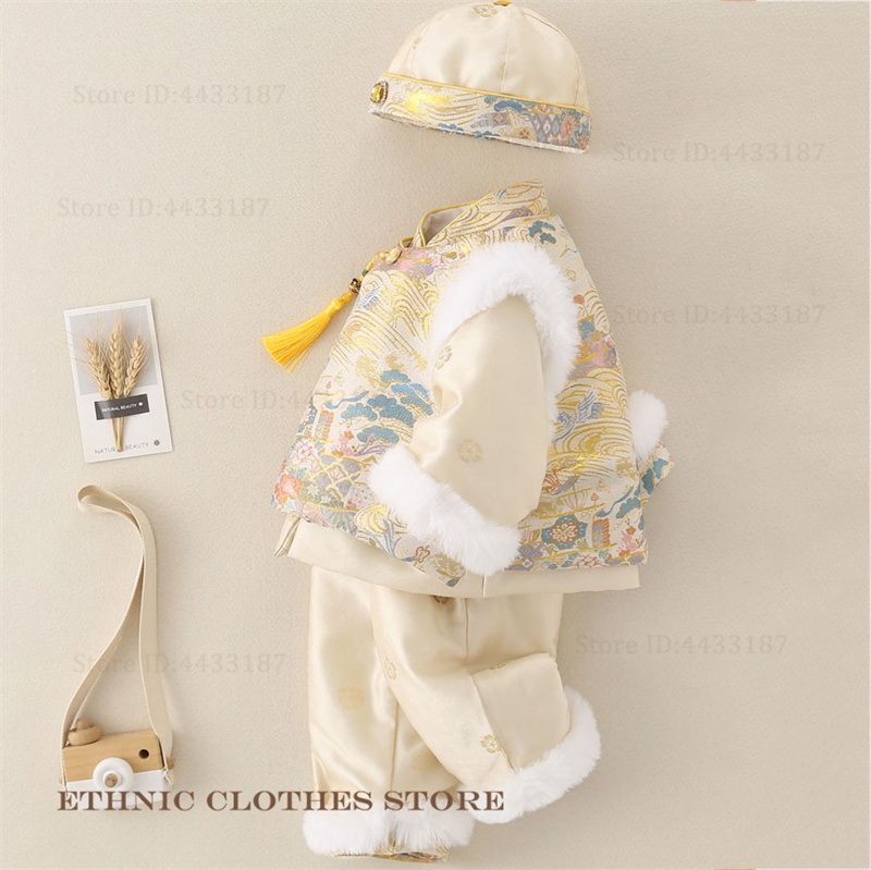 Boys Baby Hundred Days Tang Su - مراجعة Baby Clothing Winter وسعره