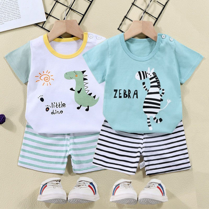 Cotton Tees+Shorts 2-piece Tra - مراجعة Baby Clothing Gift Set وسعره