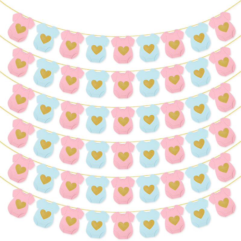 Baby Shower Paper Garland Shor - مراجعة Baby Clothing Rail وسعره