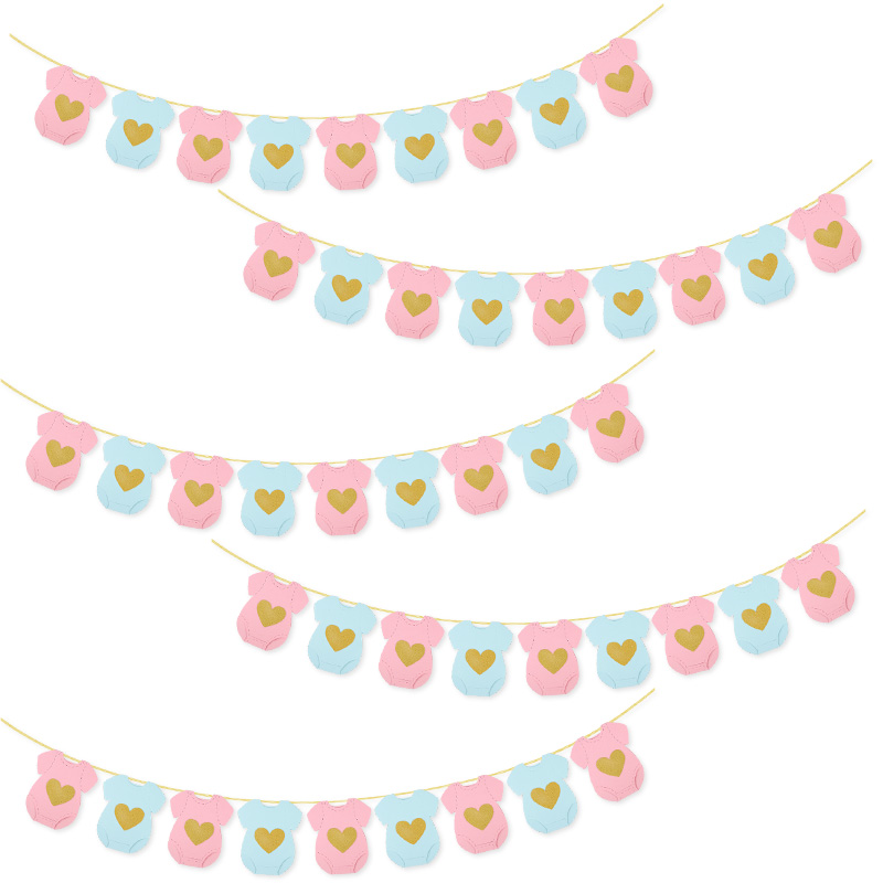 Baby Shower Paper Garland Shor - مراجعة Baby Clothing Rail وسعره