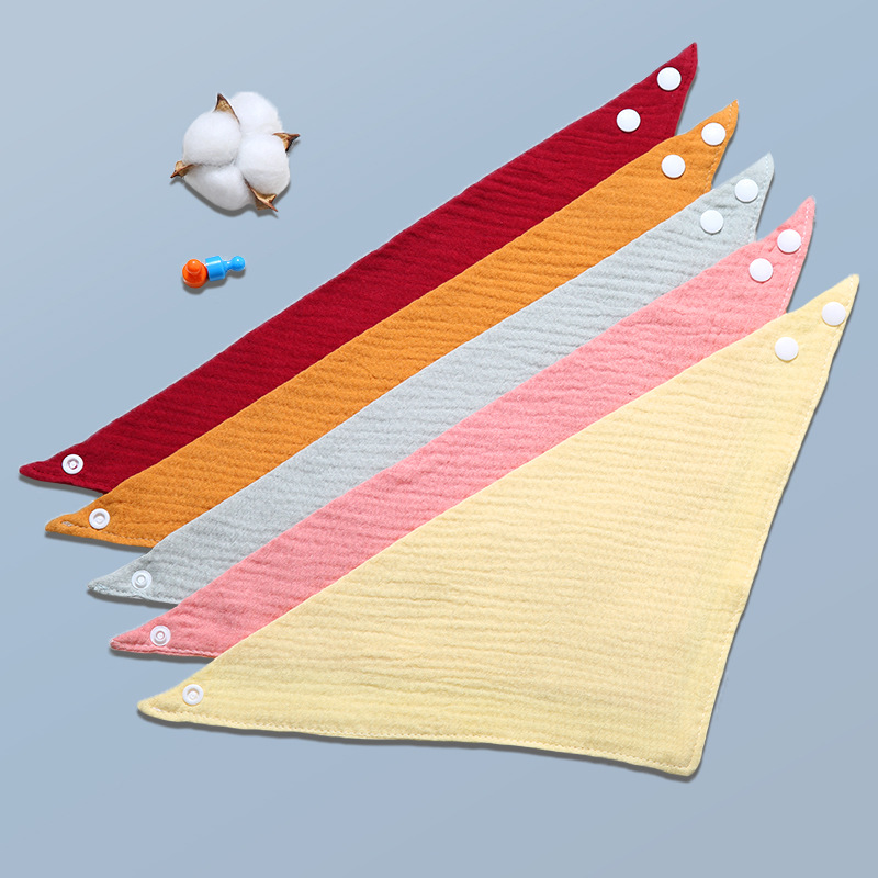 Soft Cotton Triangle Scarf Sol - مراجعة Baby Clothing Fabric وسعره