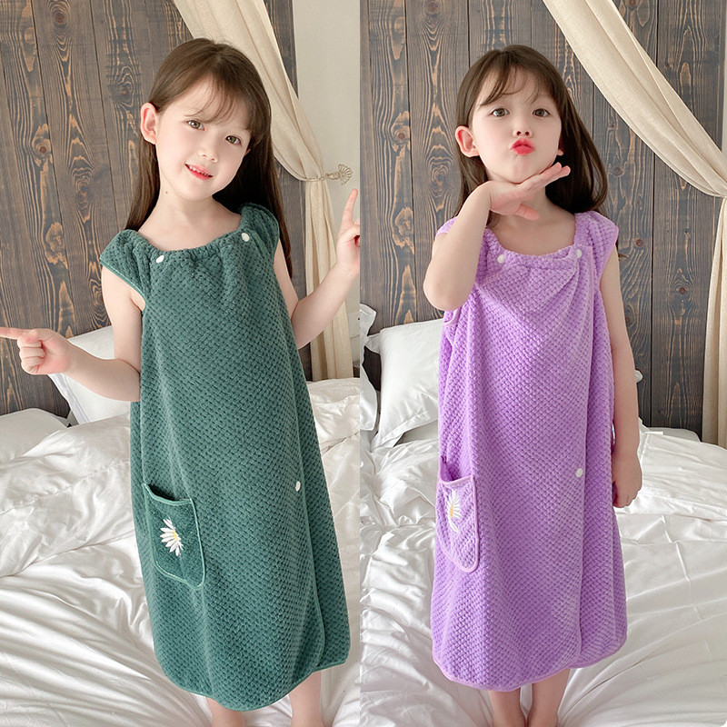 Children's bathrobe bath towel - مراجعة Baby Clothing Fabric وسعره