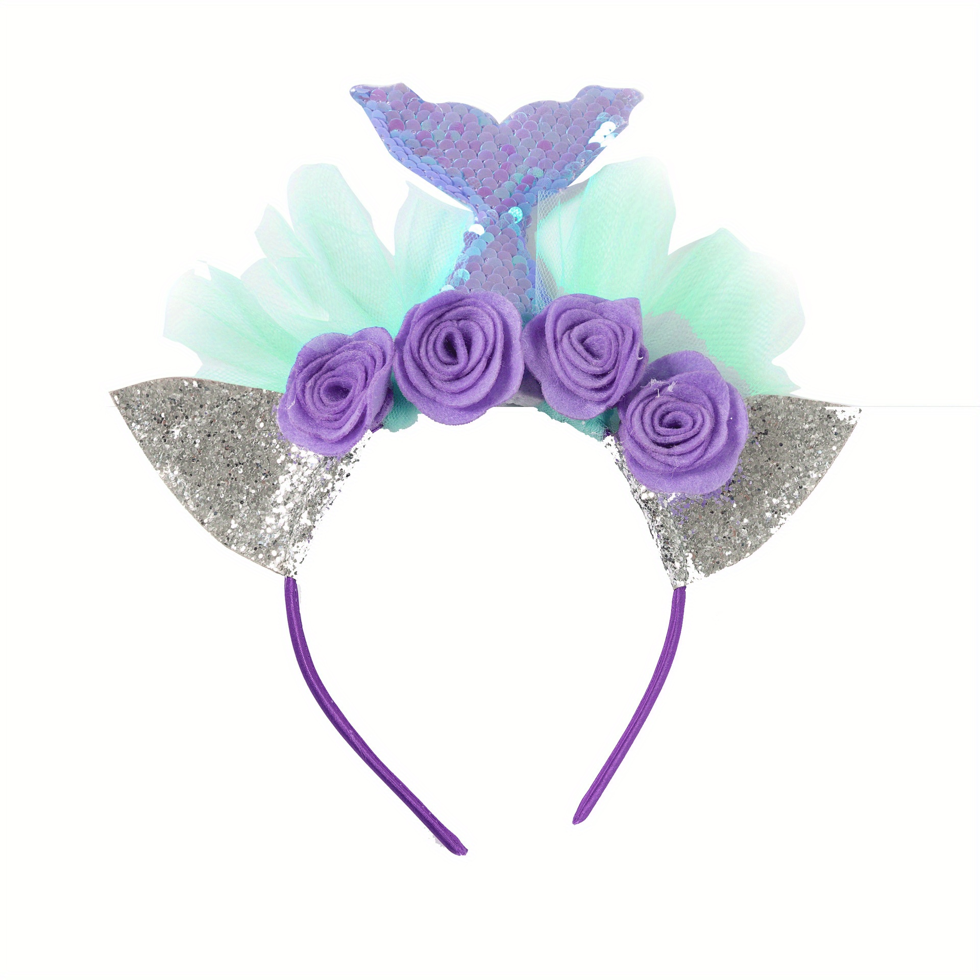 Girls' Mermaid Hairdband Mesh  - مراجعة Baby Tutu Skirt وسعره