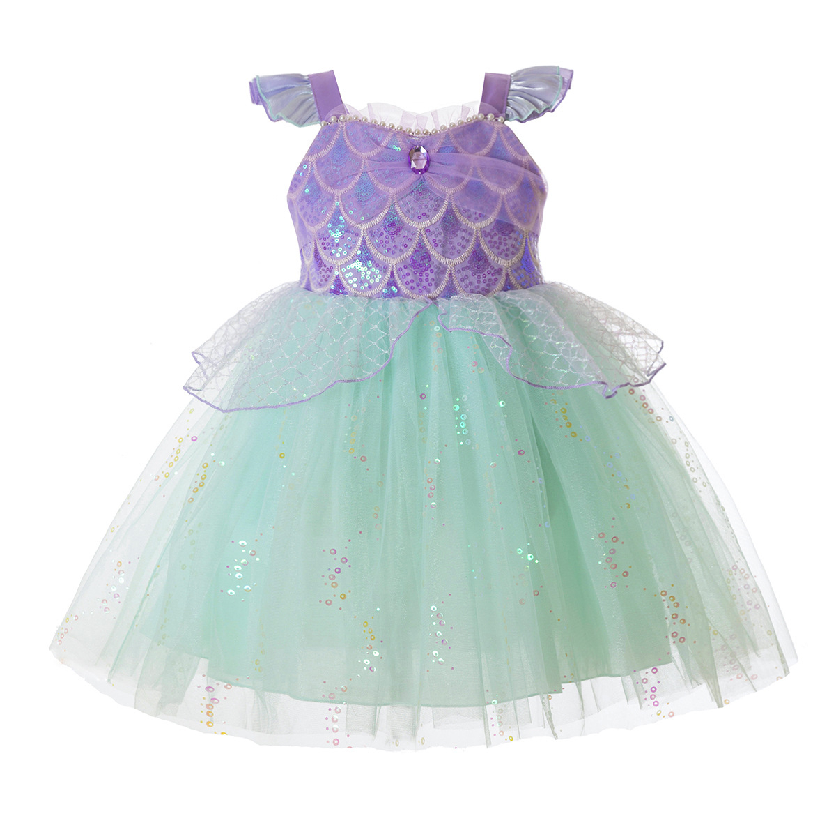 Kids Girls Mermaid Inspired Co - مراجعة Baby Tutu Skirt وسعره