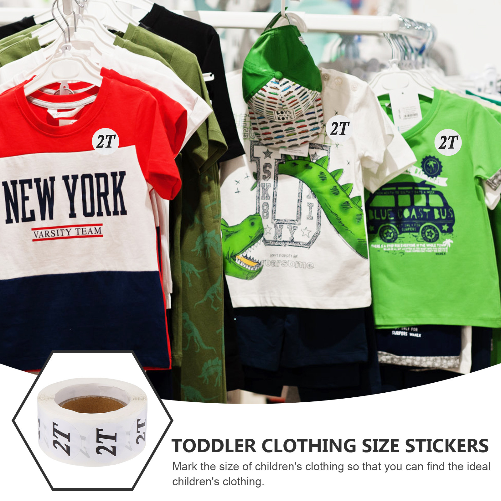 2 Roll Baby Clothing Size Stic - مراجعة Baby Shop Clothing وسعره