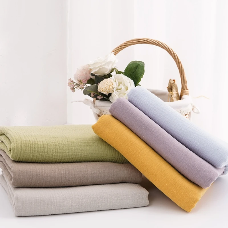 100% Cotton Double-layer Wrink - مراجعة Baby Clothing Organic Cotton وسعره