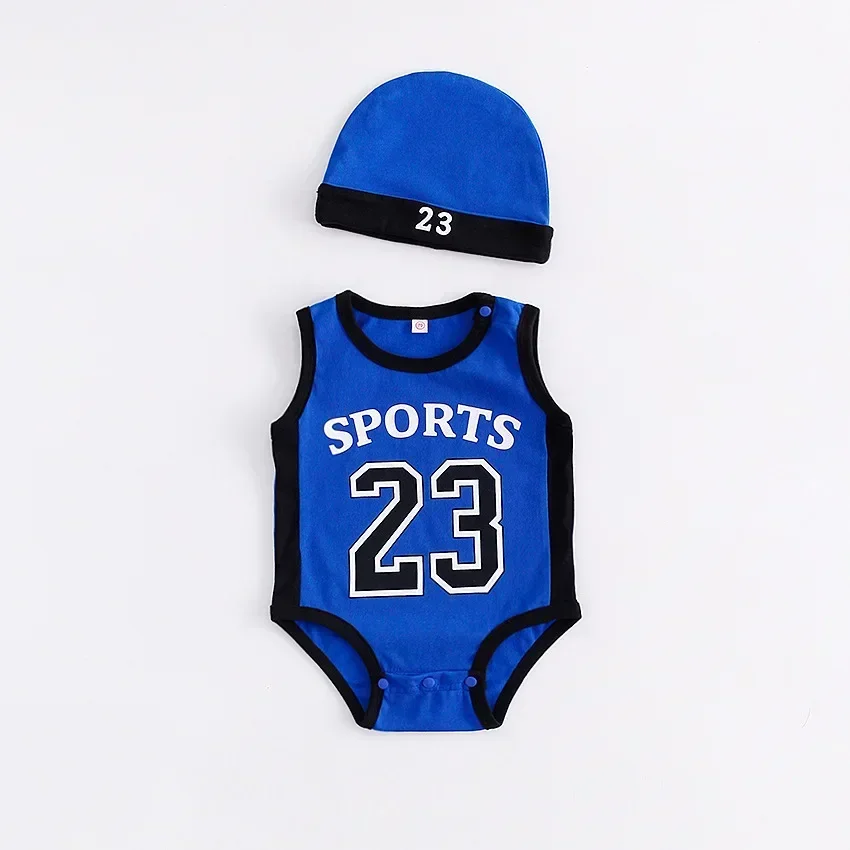 1 Set Rompers Basketball Kids  - مراجعة Baby Clothing Sets Boy وسعره