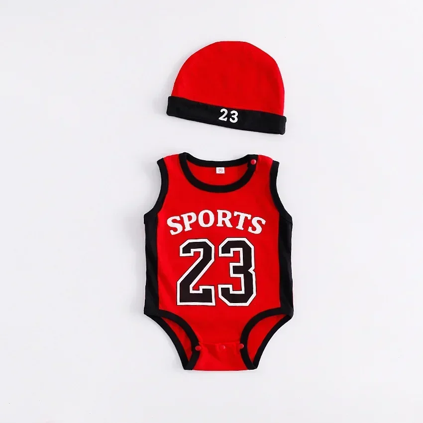 1 Set Rompers Basketball Kids  - مراجعة Baby Clothing Sets Boy وسعره