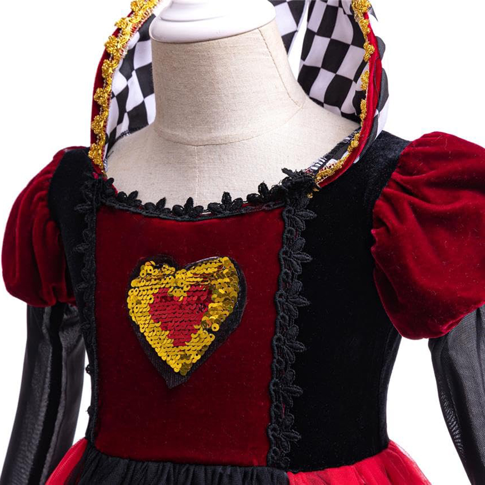 Girls Queen of Hearts Cosplay  - مراجعة Baby Tutu Skirt وسعره