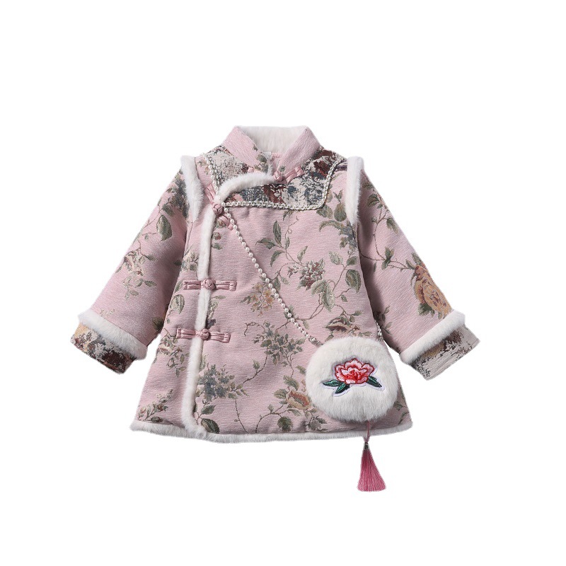 Winter Baby Girls Hanfu Kids P - مراجعة Baby Clothing Winter وسعره