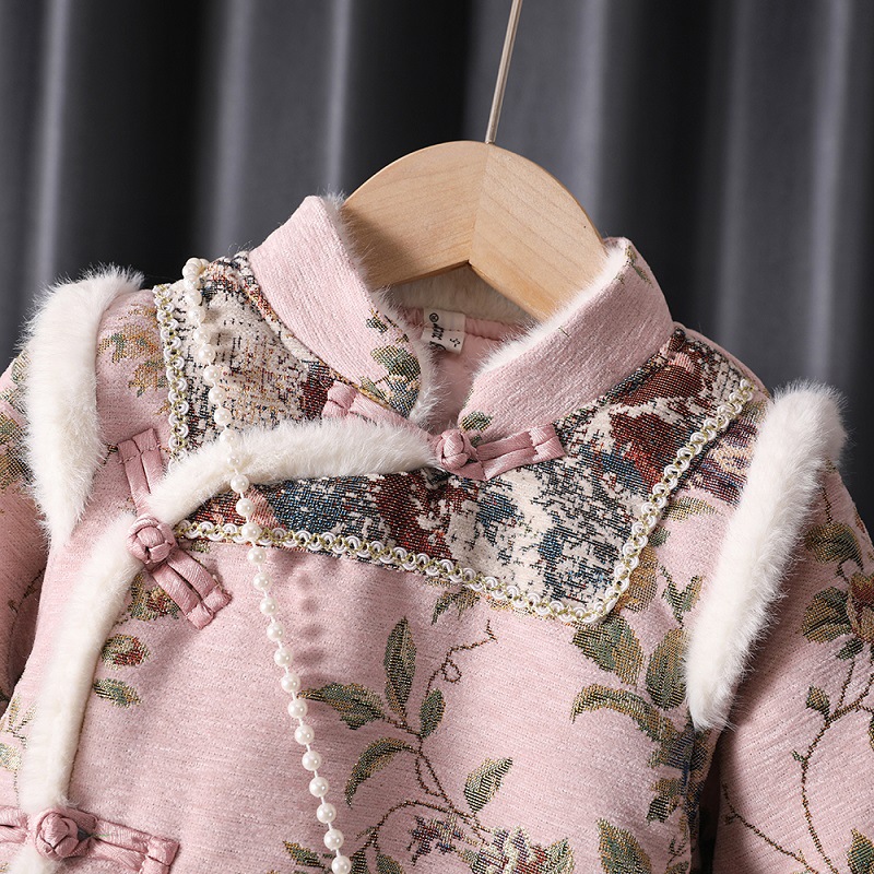 Winter Baby Girls Hanfu Kids P - مراجعة Baby Clothing Winter وسعره