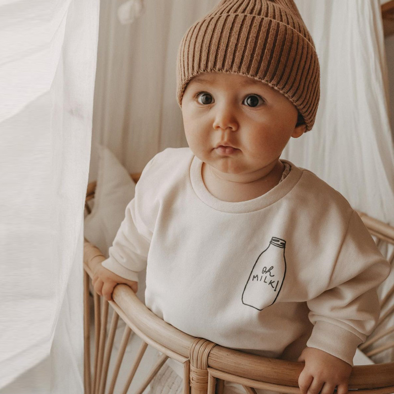 Baby Fashion Sweatshirts O-nec - مراجعة Baby Clothing Organic Cotton وسعره