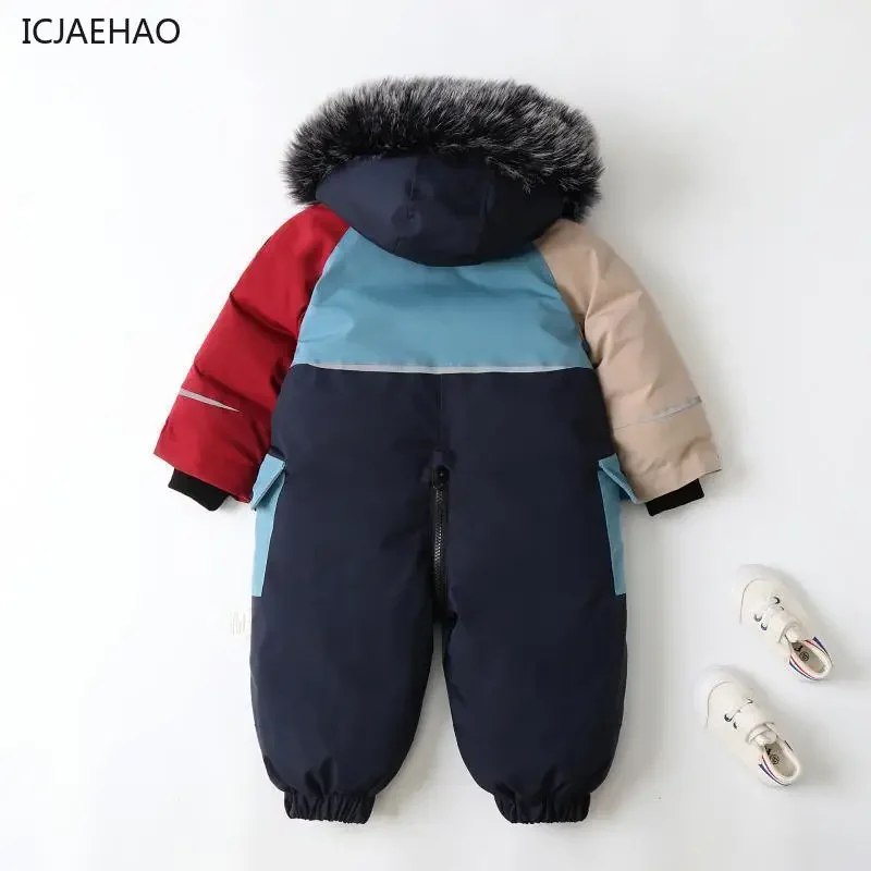 2025 Children Jumpsuits Thick  - مراجعة Baby Clothing Winter وسعره