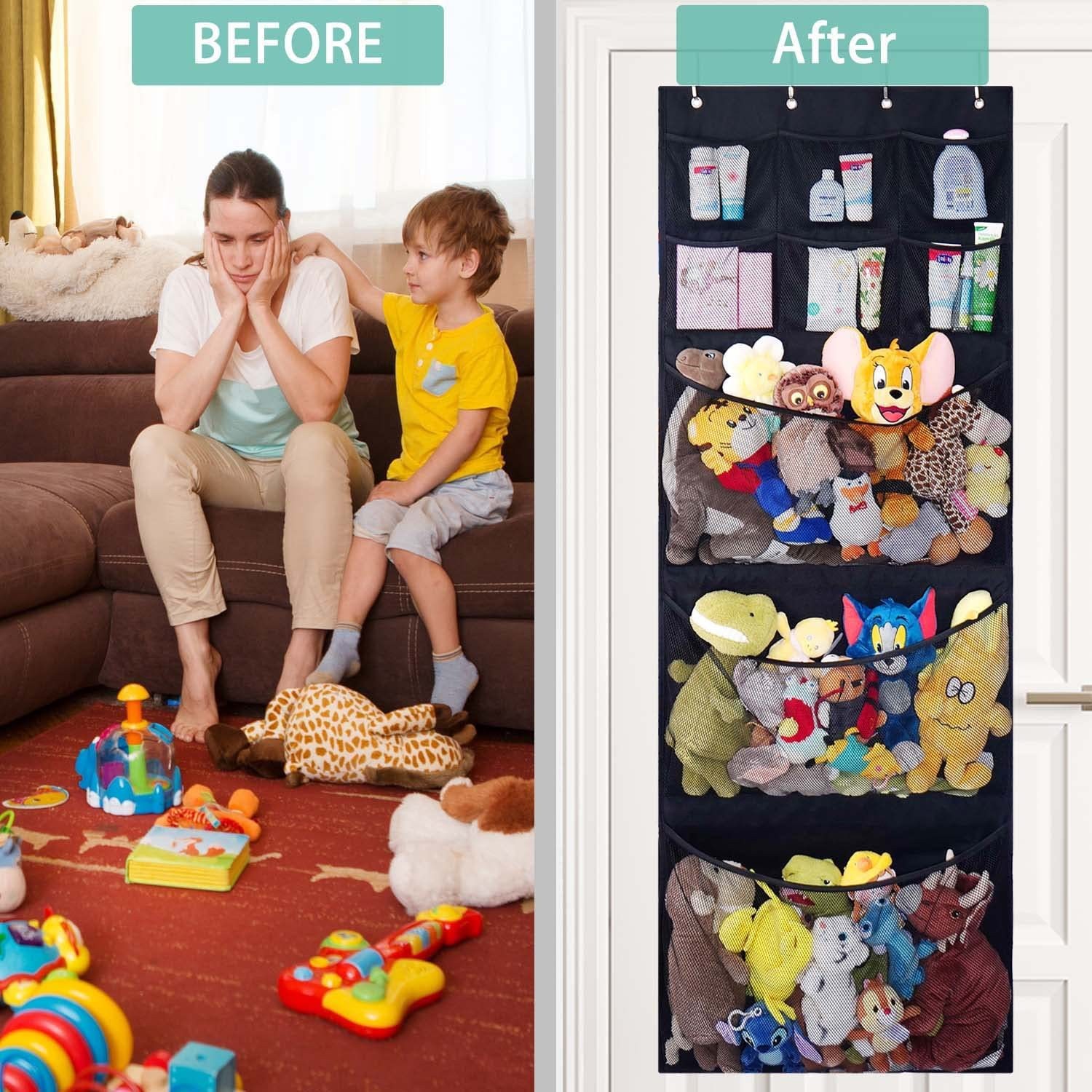 Storage Hanging Bag Over Door  - مراجعة Baby Clothing Types وسعره