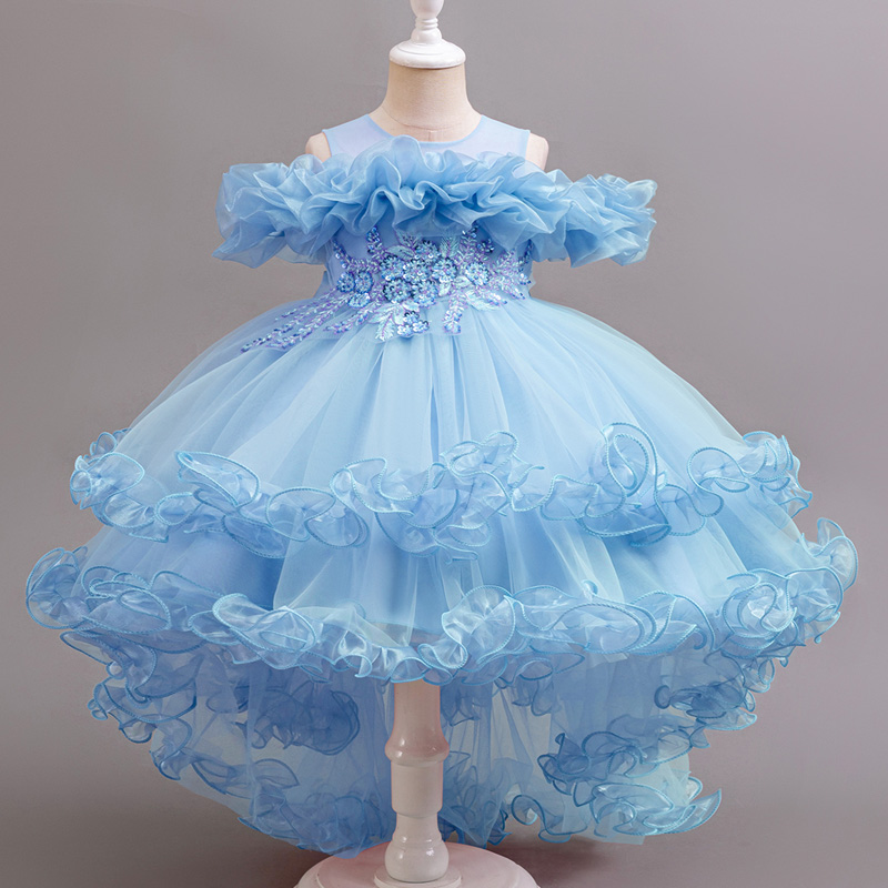 Girl Flower Princess Sequins B - مراجعة Baby Clothing Dresser وسعره
