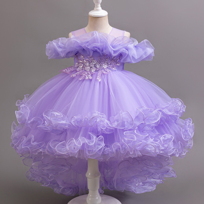 Girl Flower Princess Sequins B - مراجعة Baby Clothing Dresser وسعره