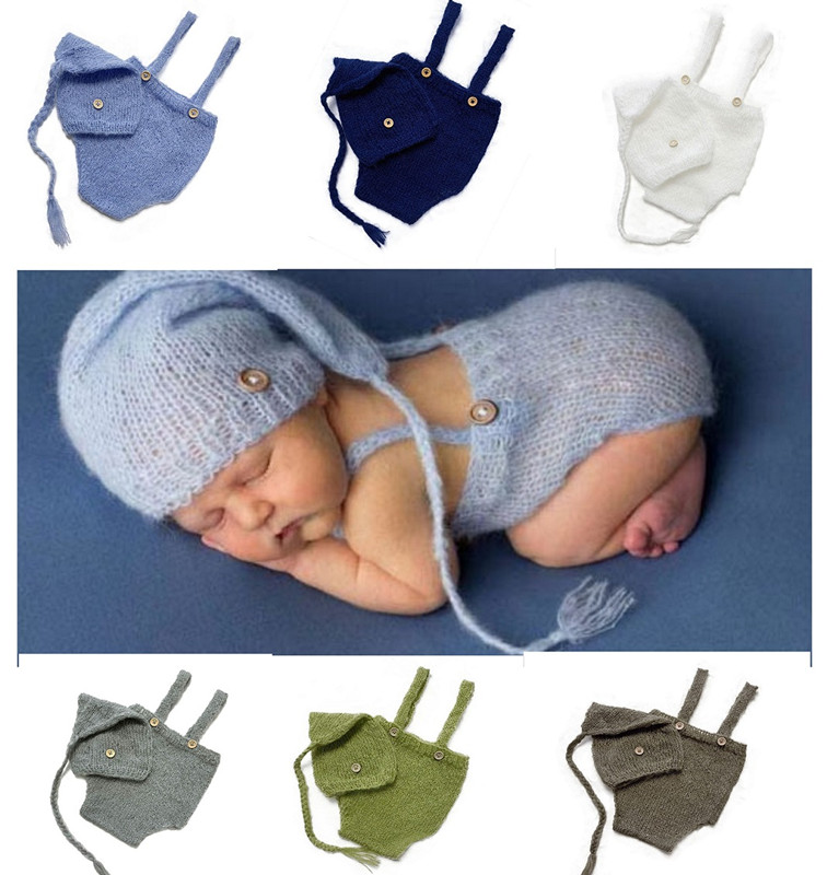 2pcs/set  Crochet Newborn Outf - مراجعة Baby Clothing Winter وسعره
