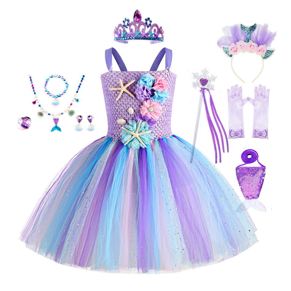 Girls Mermaid Tutu Dress Under - مراجعة Baby Tutu Skirt وسعره
