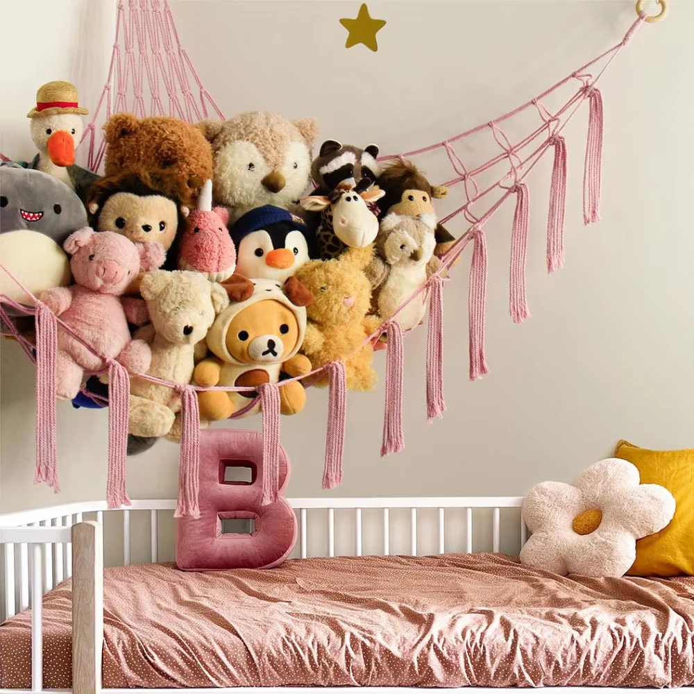 Cotton Toy Hammocks Wall Corne - مراجعة Baby Clothing Types وسعره