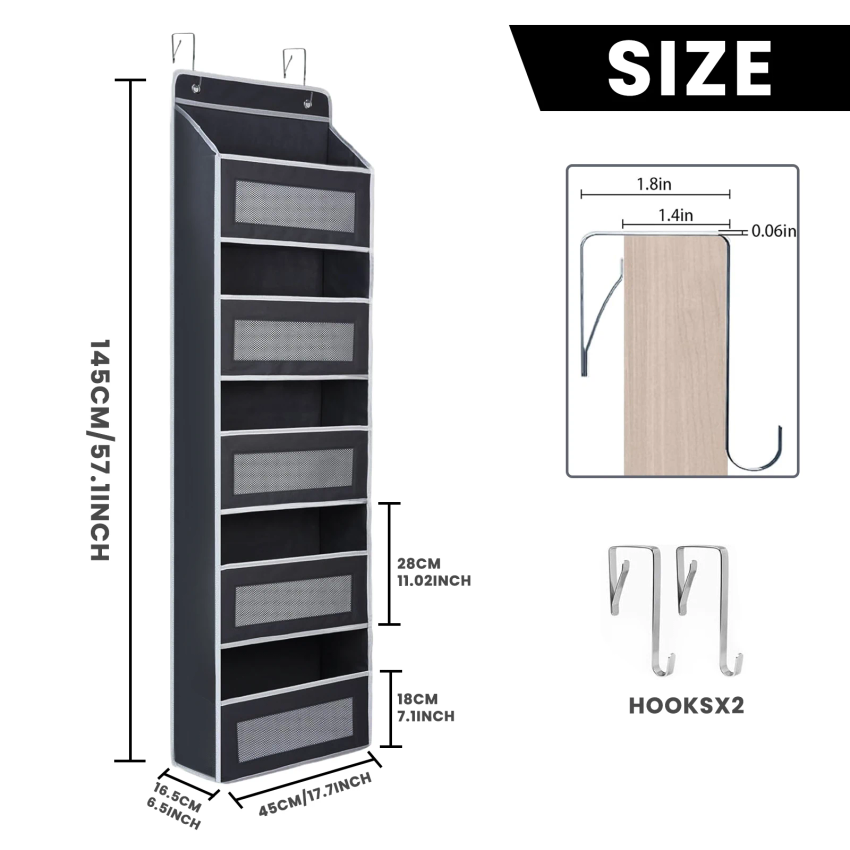 Over The Door Storage Organise - مراجعة Baby Clothing Types وسعره