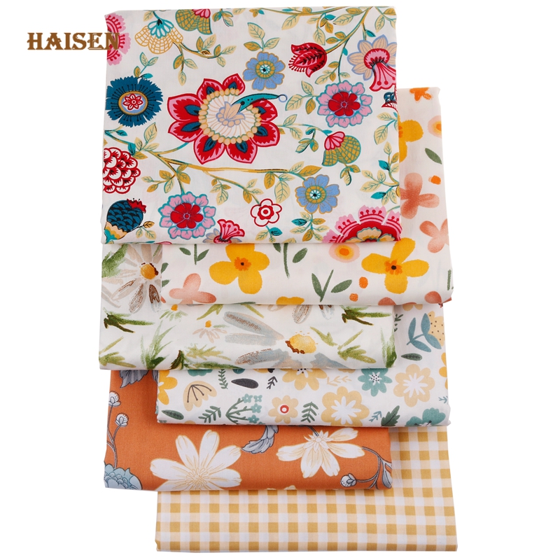 6pcs 40x50cm Cotton Twill Patc - مراجعة Baby Clothing Organic Cotton وسعره