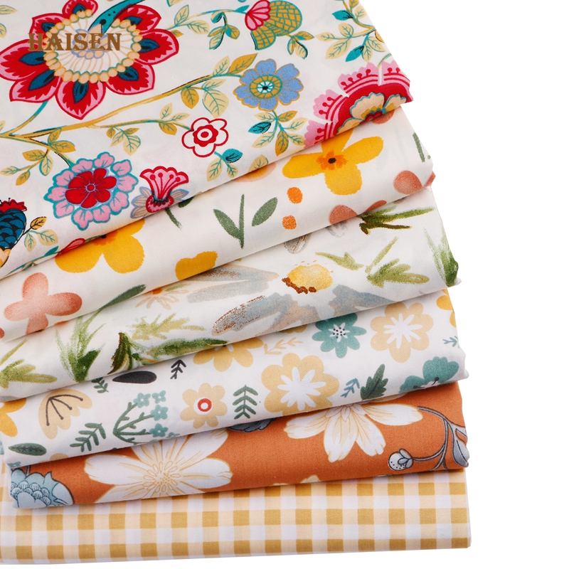 6pcs 40x50cm Cotton Twill Patc - مراجعة Baby Clothing Organic Cotton وسعره