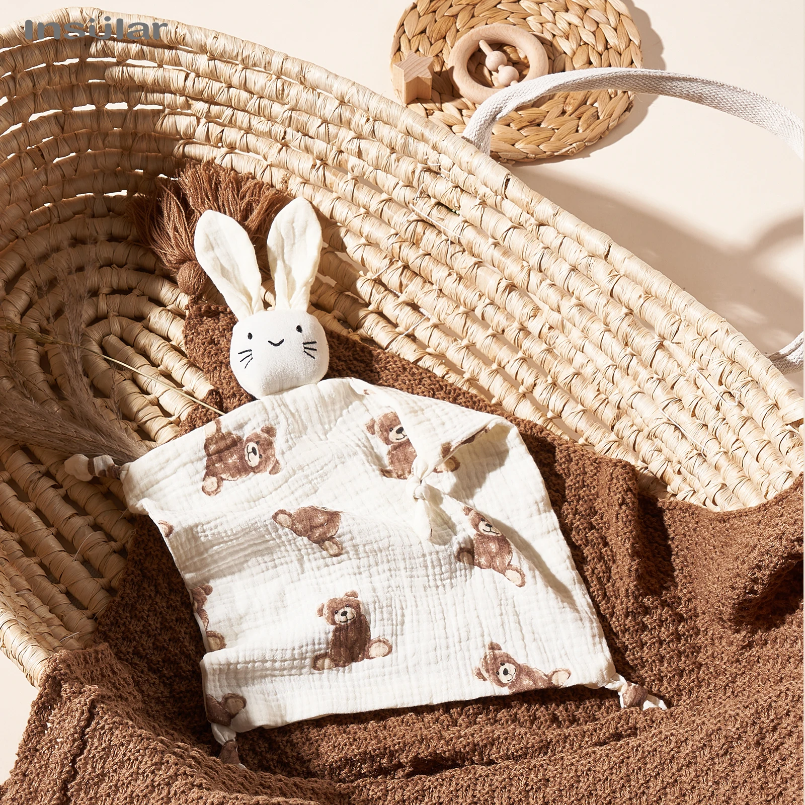 Baby Soothing Towel: Soft Rabb - مراجعة Baby Clothing Fabric وسعره