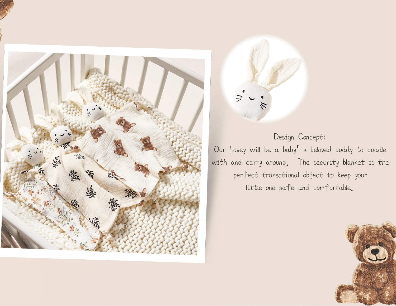 Baby Soothing Towel: Soft Rabb - مراجعة Baby Clothing Fabric وسعره