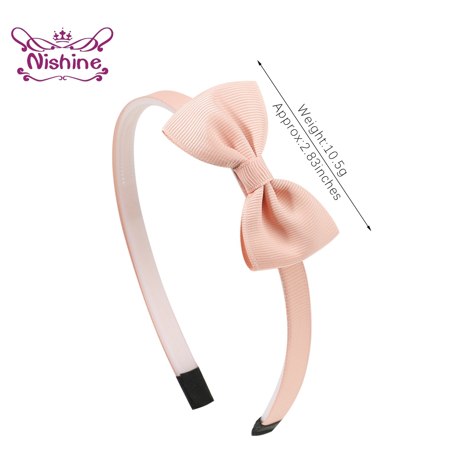 1PCS Ribbon Bow Knot Headband  - مراجعة Baby Clothing 1 Year Old وسعره